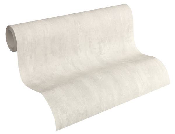 Vliestapete Around the World Putzoptik Grau - Weiß