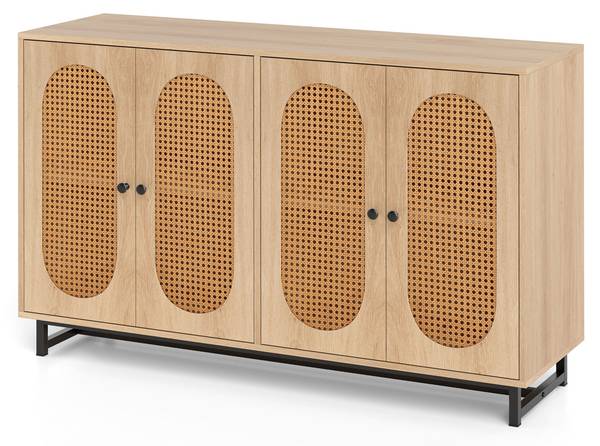 Buffetschrank VH34217ZM Braun - Holzwerkstoff - 40 x 81 x 126 cm