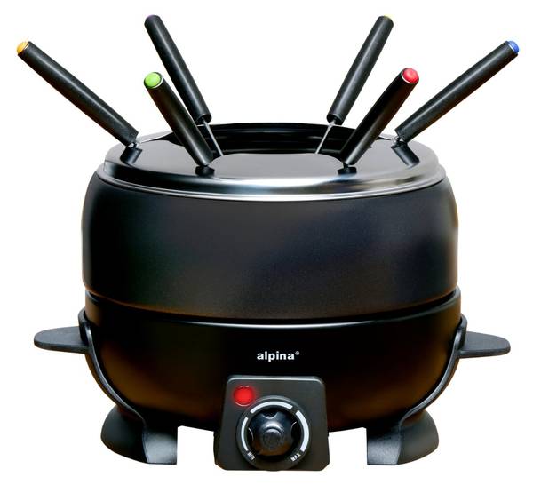Elektrischer Fonduetopf MEALFO190002 Schwarz - Kunststoff - 23 x 17 x 26 cm