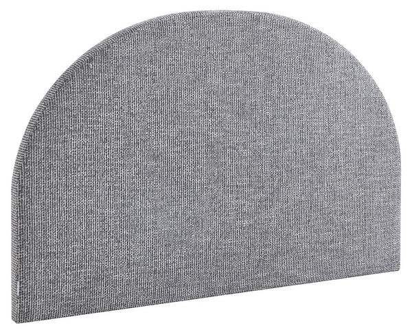 Bettkopfteil PANIOTI Grau - Textil - 7 x 110 x 155 cm