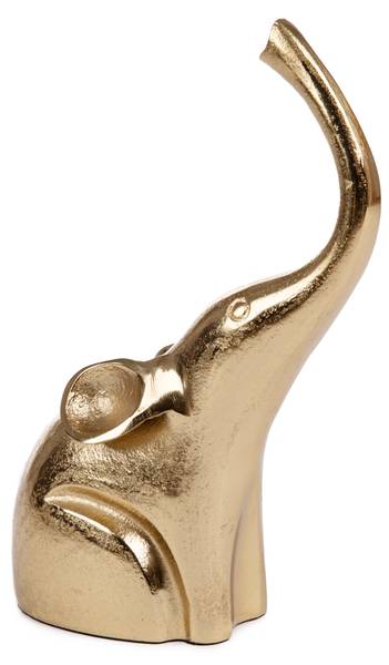 Stehendes Ornament GIRONA Gold - Metall - 8 x 25 x 18 cm
