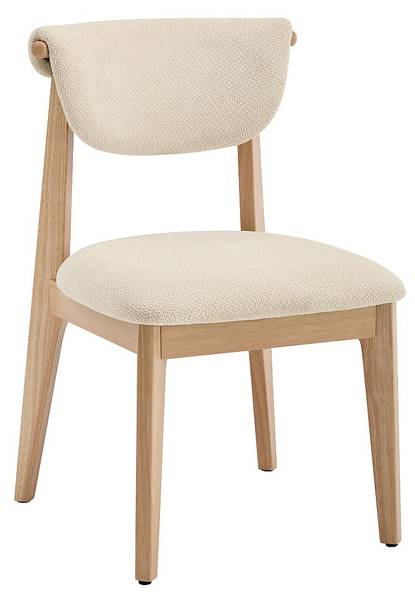Stuhl GABIEL 2er-Set Weiß - Textil - 51 x 84 x 59 cm