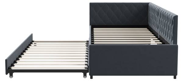 Polsterbett Schlafsofa QHUI7 Grau