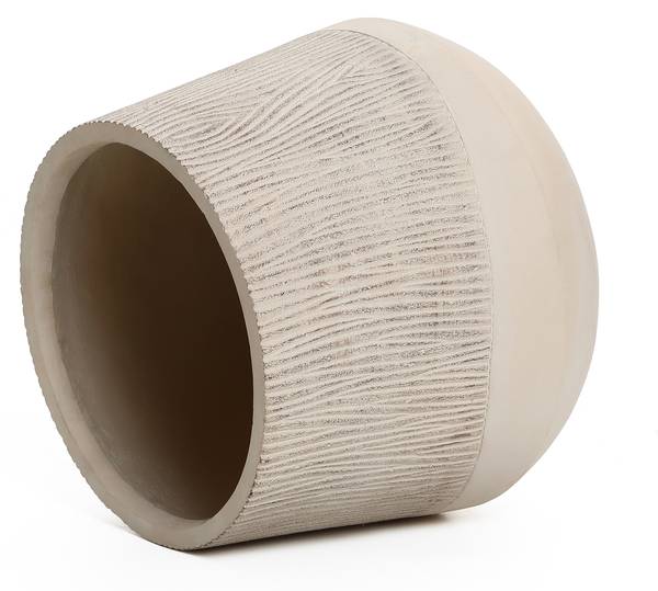 Blumentopf HTPL0145 Beige - Naturfaser - 31 x 27 x 31 cm