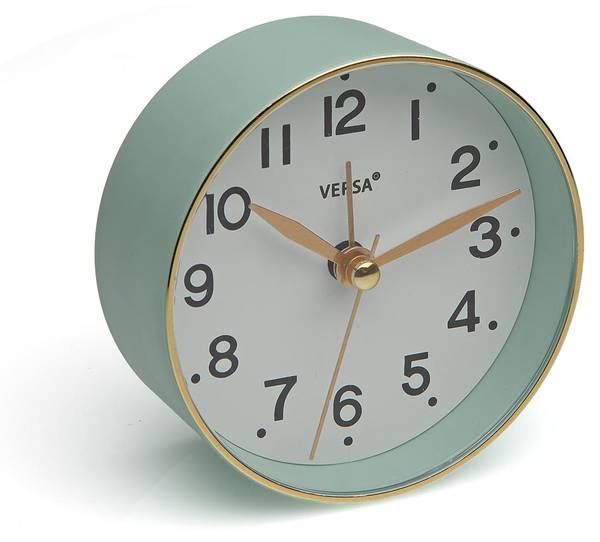 Wecker Grün - Polyester PVC - 8 x 8 x 3 cm