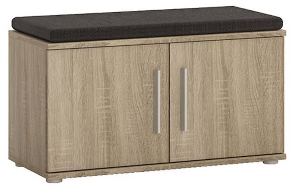 Sitzbank GEMINI Braun - Holzwerkstoff - 74 x 46 x 35 cm