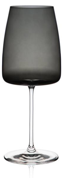 Bordeauxglas NICKI Schwarz - Glas - 10 x 24 x 10 cm