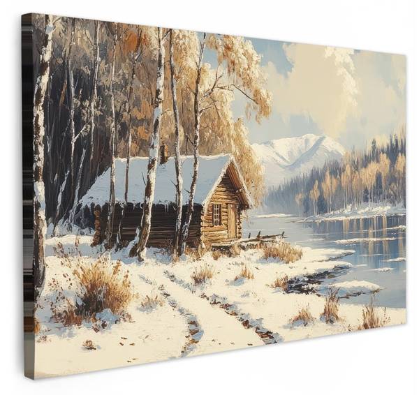 LEINWANDBILD Winter 120 x 80 cm