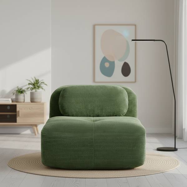 1-Sitzer-Sofa Shalefault Grün