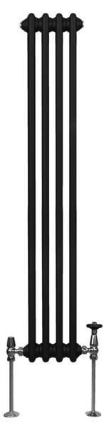 2-Spalten-Heizkörper 213066 Schwarz - 20 x 150 x 7 cm