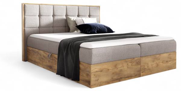 Boxspringbett KALYPSO Überlänge Breite: 210 cm