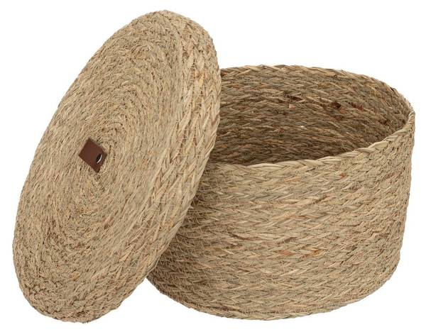 Boxen PARIS 2er-Set Beige - Naturfaser - 20 x 10 x 20 cm
