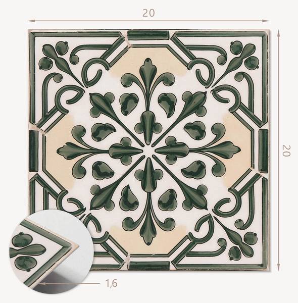 Vinyl tegels 00283080 (20er - Set) 20 x 20 cm