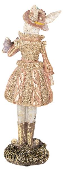 Decoratie Beeld Konijn Easter&Onner beige - kunststof - 8 x 26 x 9 cm