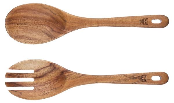 Slacouvert ESKIL 2-delig bruin - keramiek - 7 x 2 x 26 cm