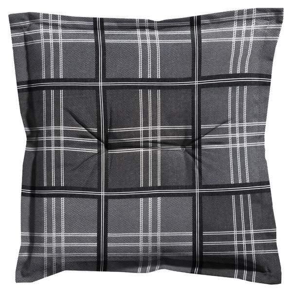 Sitzkissen Patchy 4er-Set Grau
