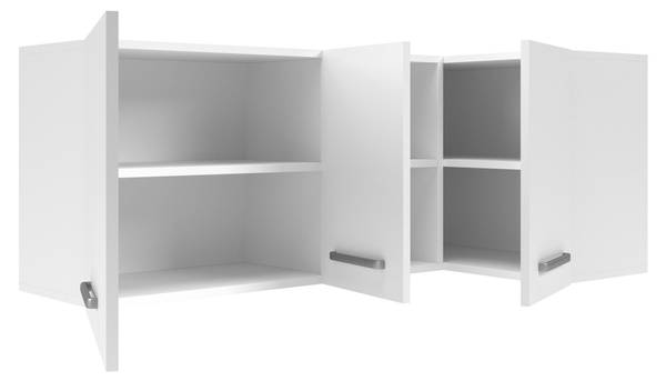 Küchenoberschrank Modul O13 Weiß - Holzwerkstoff - 70 x 53 x 130 cm