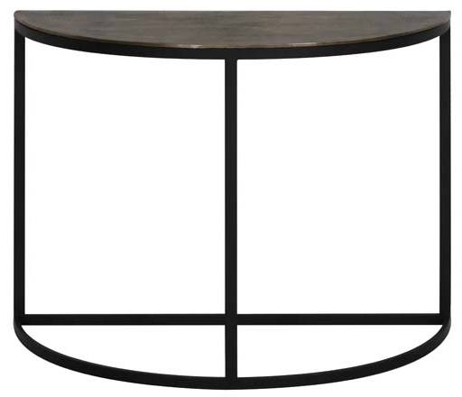 Tisch PETO Braun - Metall - 42 x 76 x 100 cm