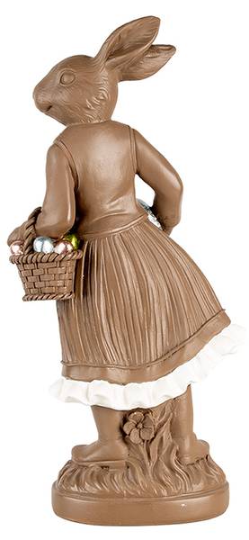 Dekorationsfigur Kaninchen Easter&Entley Braun - Kunststoff - 9 x 39 x 18 cm