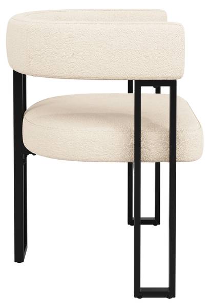 Esszimmerstuhl Astraios 2er-Set Beige - Metall - Textil - 52 x 72 x 54 cm