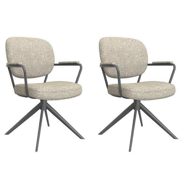 Esszimmerstuhl BASEL Textil - 61 x 89 x 64 cm
