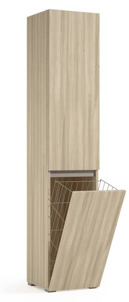 Armoire polyvalente à 2 portes Agapanto Marron - Marron chevreuil