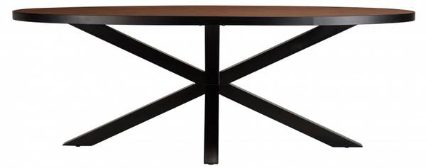 Esstisch BASILE Schwarz - Metall - 110 x 76 x 220 cm