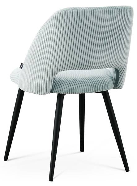 Polsterstuhl VICKY 2er-Set Blau - Metall - 53 x 81 x 58 cm