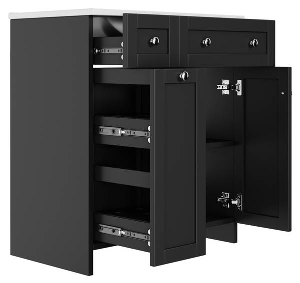 Waschbeckenunterschrank Eos Ⅲ Schwarz