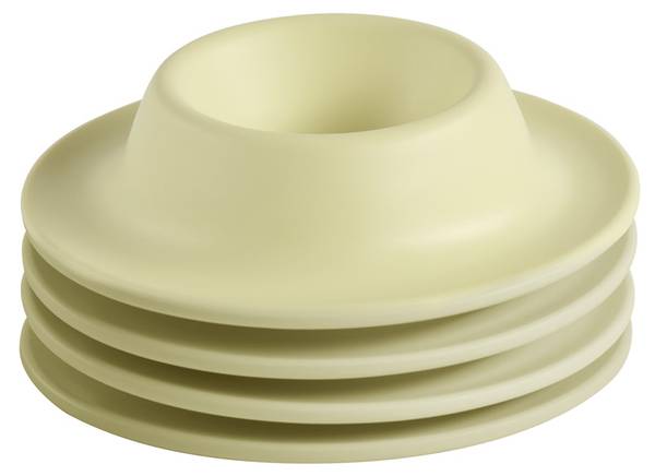 Eierbecher EGGY 4er Set Gelb - Kunststoff - 4 x 2 x 4 cm