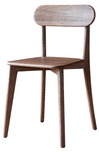 Stuhl Abel Braun - Mahagoni - 49 x 84 x 49 cm