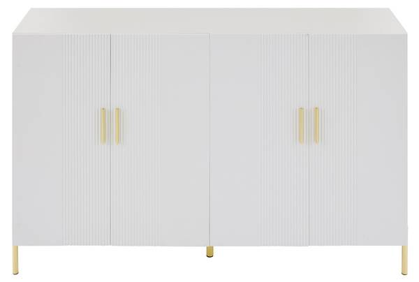 Sideboard Kiks Weiß - Holzwerkstoff - 160 x 100 x 37 cm