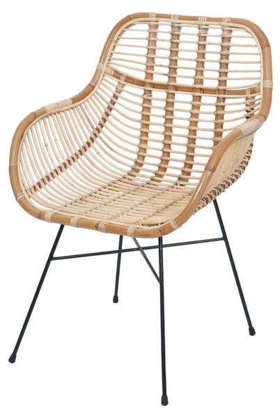 Esszimmerstuhl P17 (6er-Set) Braun - Cremeweiß