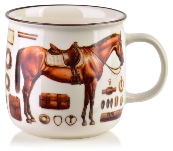 Becher NORMAN Braun - Fine Bone China - Porzellan - 10 x 10 x 10 cm
