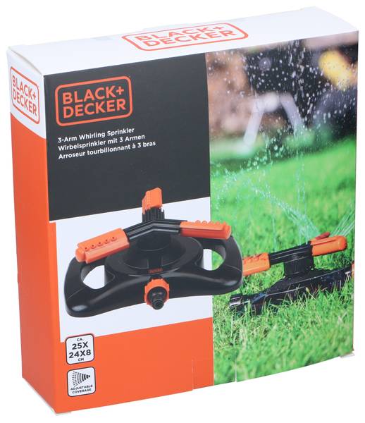 Gartensprenger MEBLTU546001 Schwarz - Metall - 24 x 8 x 25 cm