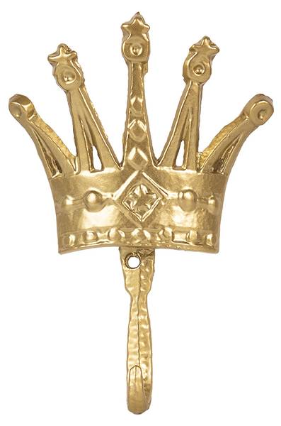 Wandhaken Krone Imon Gold - Metall - 3 x 18 x 11 cm