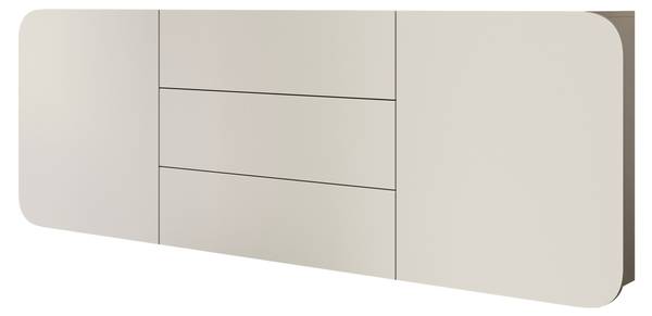 Kombikommode Rene Beige - Holzwerkstoff - 180 x 70 x 36 cm