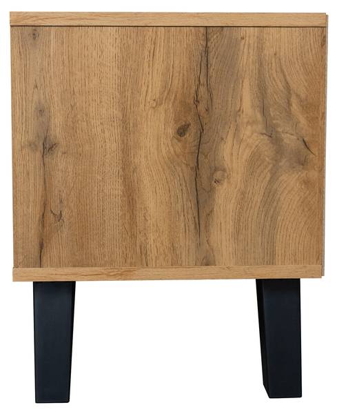 TV-Lowboard Clara Braun - Stahl - 160 x 45 x 36 cm