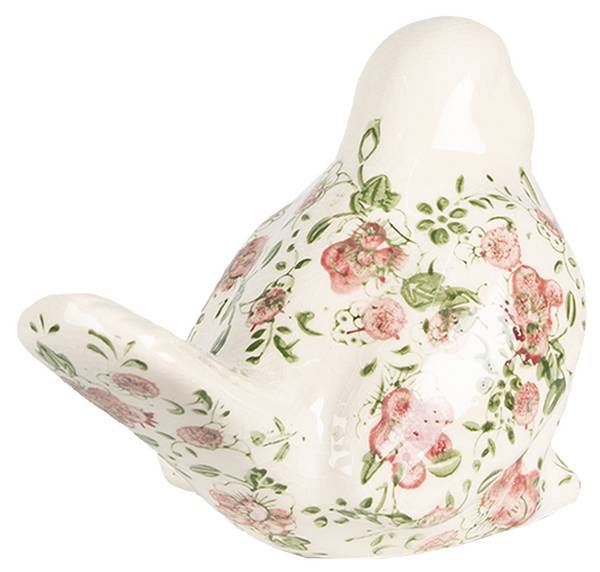 Figur Vogel Deko&Mason Pink - Keramik - 11 x 14 x 19 cm