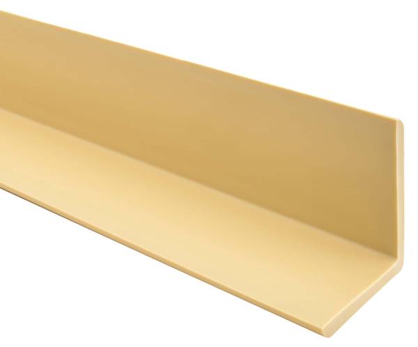 Winkelprofil Kantenschutz 735-KM Weiß - Kunststoff - 2 x 3 x 130 cm