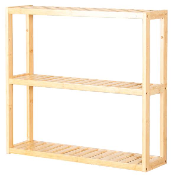 Wandregal Wyoming Braun - Holzwerkstoff - 60 x 54 x 15 cm