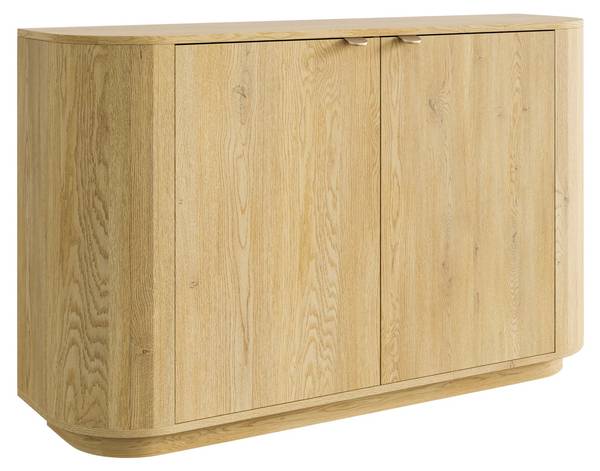 DRESSOIR CORU bruin - aluminium - melamine - 140 x 91 x 39 cm