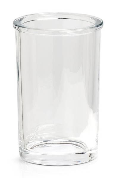 Zahnputzbecher "Clear", Glas Glas - 8 x 12 x 8 cm
