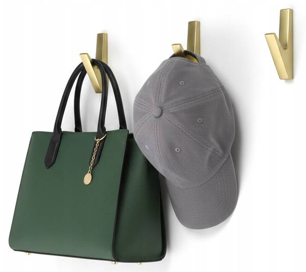 Wandaufhänger AVENA Braun - Holzwerkstoff - 1 x 7 x 1 cm