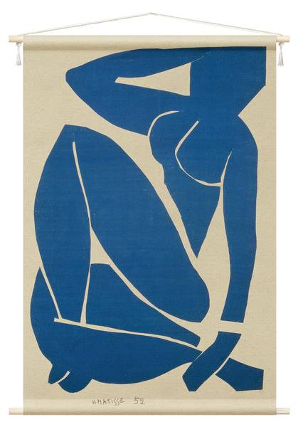 Wandteppich Henri Matisse Nu bleu III 110 x 165 cm