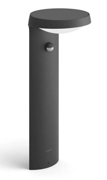 Gehwegleuchte TYLA Grau - ABS - 16 x 40 x 16 cm
