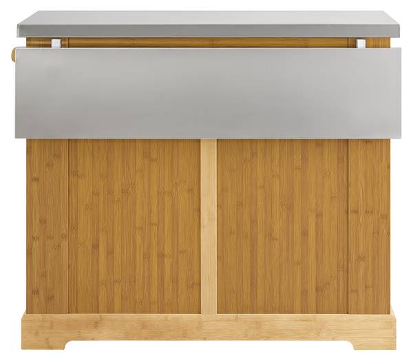 Kücheninsel FKW130-N Braun - Bambus - Holzwerkstoff - 46 x 93 x 107 cm