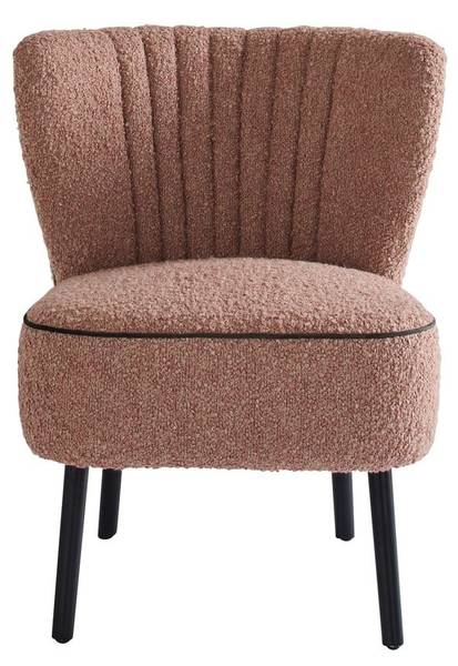 Sessel GINA Pink - Webstoff - 61 x 72 x 74 cm