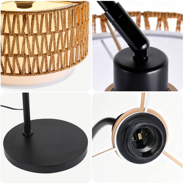 Stehlampe KSJC Dimmbar Schwarz