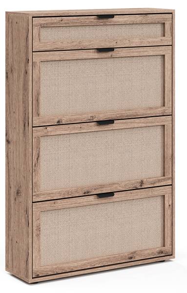 Schuhkipper Elven 59357 Braun - Stahl - 80 x 122 x 24 cm